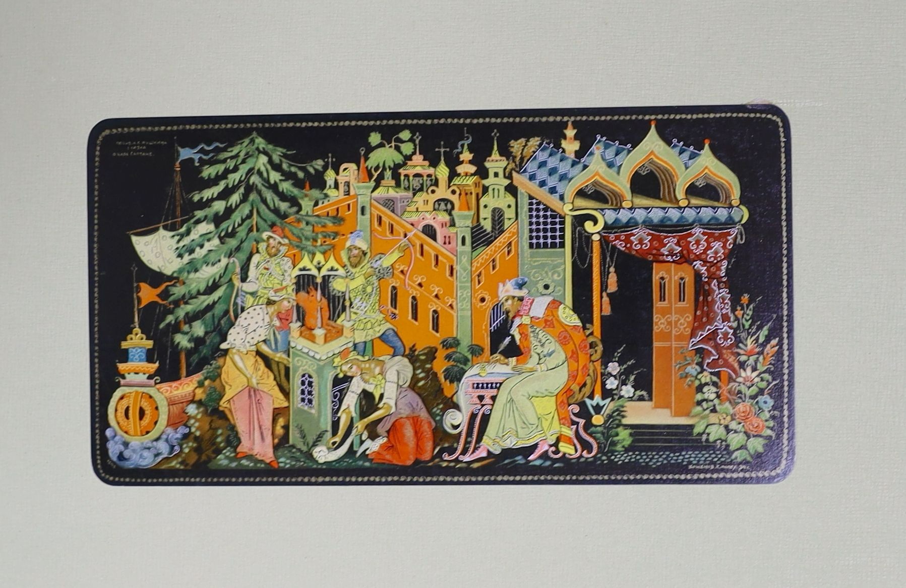 Russian published art - a portfolio of The Art of Soviet Palekh, Mockba, 1958